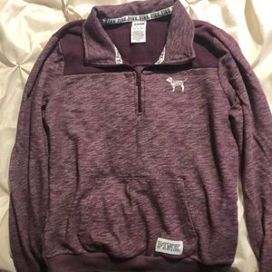 half zip sweatshirt